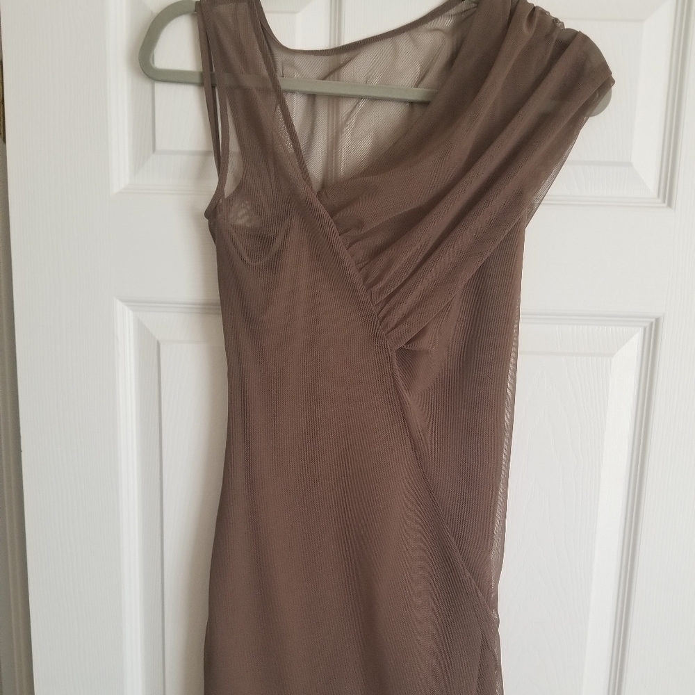 Gianni Bini Tan Fitting Dress - Picture 4 of 8